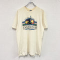 Princess Cruises　半袖プリントTシャツ　シングルステッチ　アムステルダム　ベージュ カットソー メンズ 古着