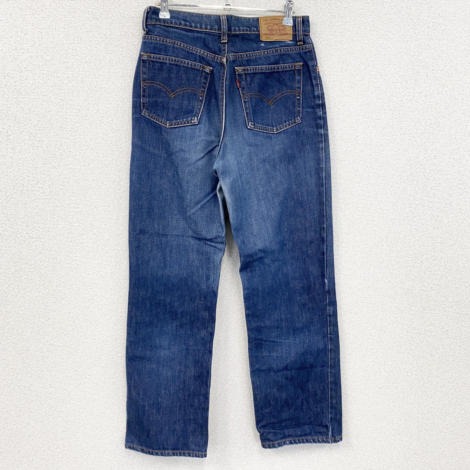 Levi’s　リーバイス　デニムパンツ/ジーンズ　縦落ち　インディゴ　W32サイズ メンズ コットン 古着