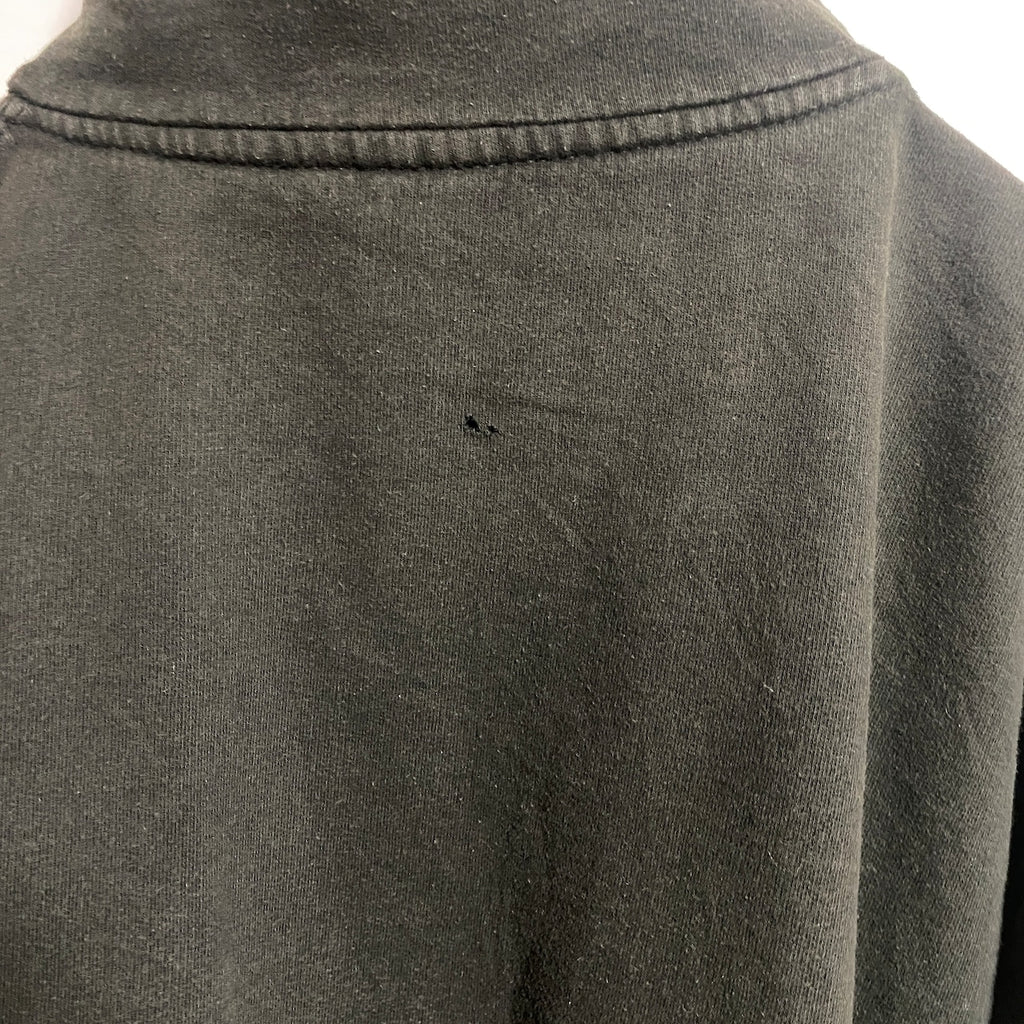 AWDis　長袖フルジップスウェット　トレーナー　ハイネック　ワンポイント刺繍　ビッグシルエット　XLサイズ　古着