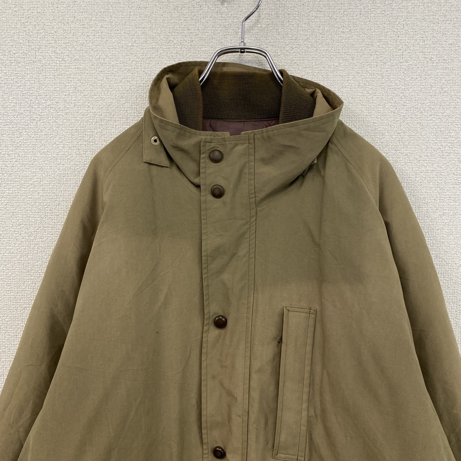 Burberrys　バーバリーズ　マウンテンパーカージャケット　中綿入り　ベージュ　LLサイズ　古着