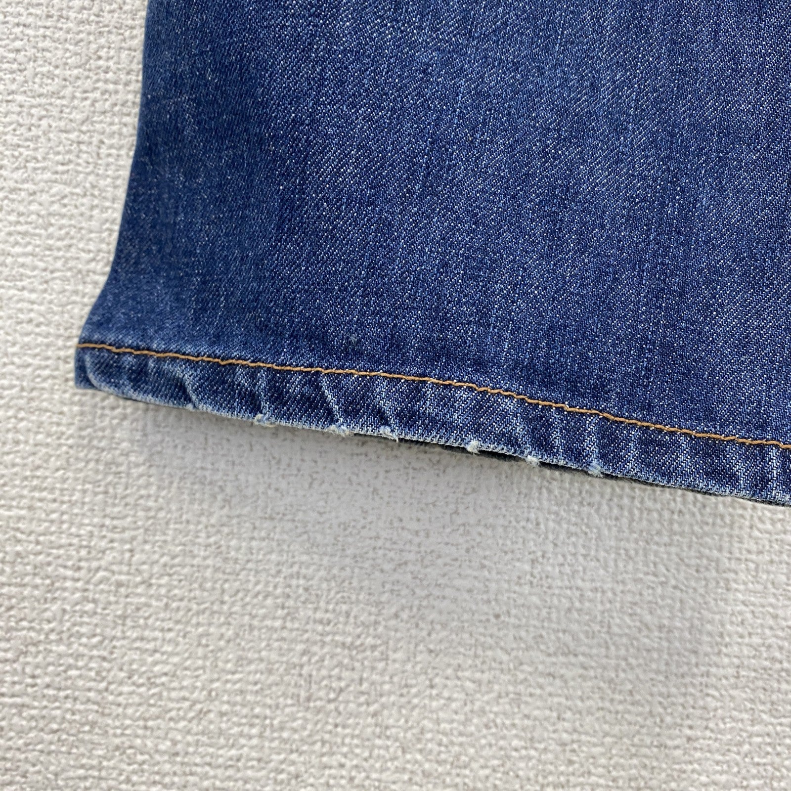 Levi’s　リーバイス　デニムパンツ/ジーンズ　縦落ち　インディゴ　W32サイズ メンズ コットン 古着