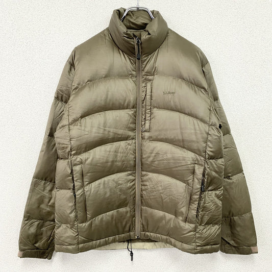 L.L.Bean　エルエルビーン　ダウンジャケット　茶色　ブラウン　Lサイズ