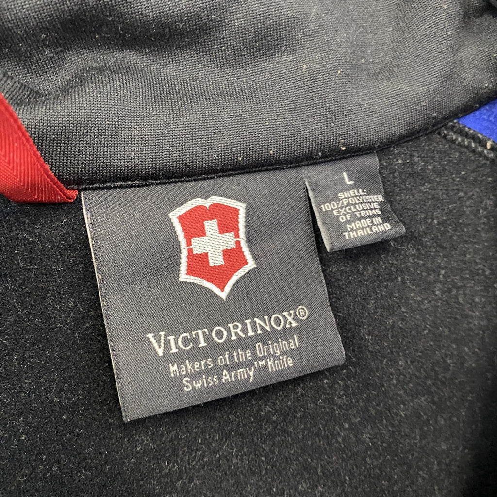 VICTORINOX　ビクトリノックス　フリースジャケット/ボアジャケット　青　ブルー　Lサイズ　古着