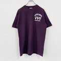 ONEITA　半袖プリントTシャツ　シングルステッチ　ヴィンテージ　紫　パープル　Lサイズ カットソー メンズ コットン 古着