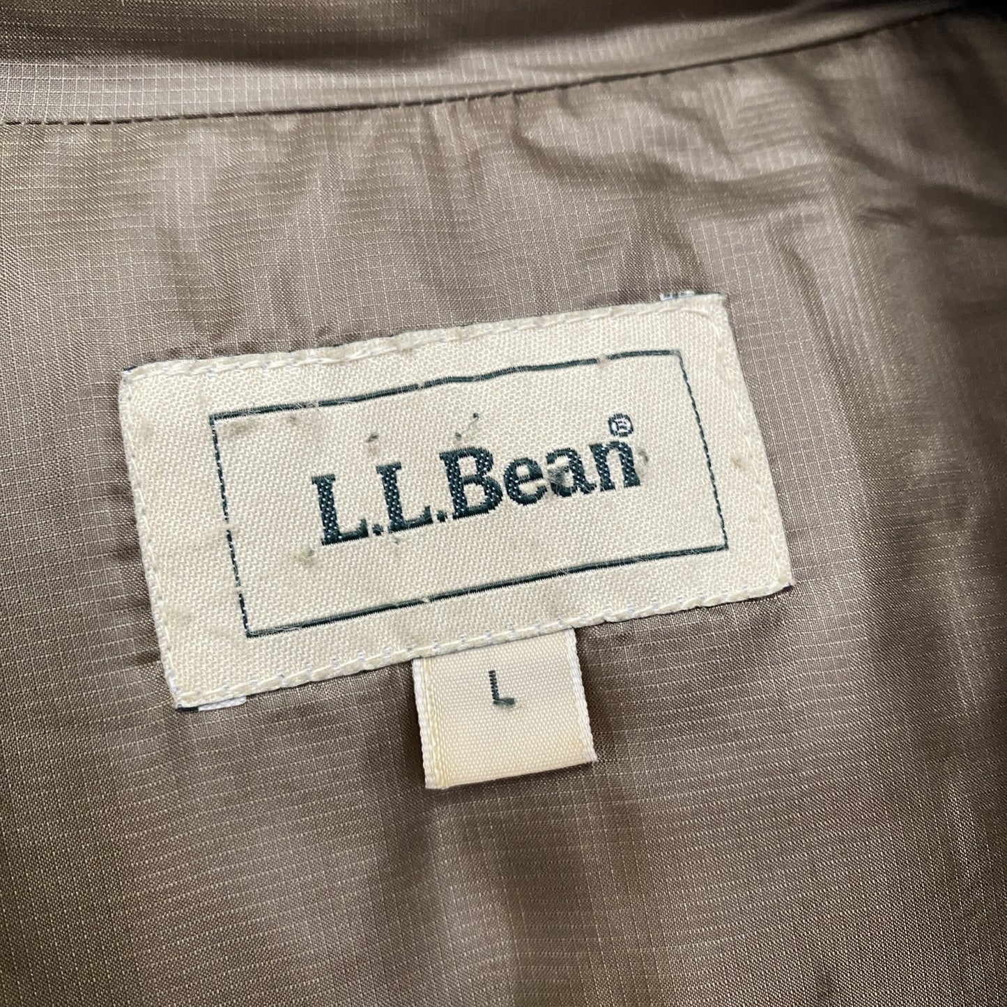 L.L.Bean　エルエルビーン　ダウンジャケット　茶色　ブラウン　Lサイズ