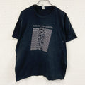 MEOW DIVISION　半袖プリントTシャツ　パロディT　JOY DIVISION　黒　ブラック　2XLサイズ　古着