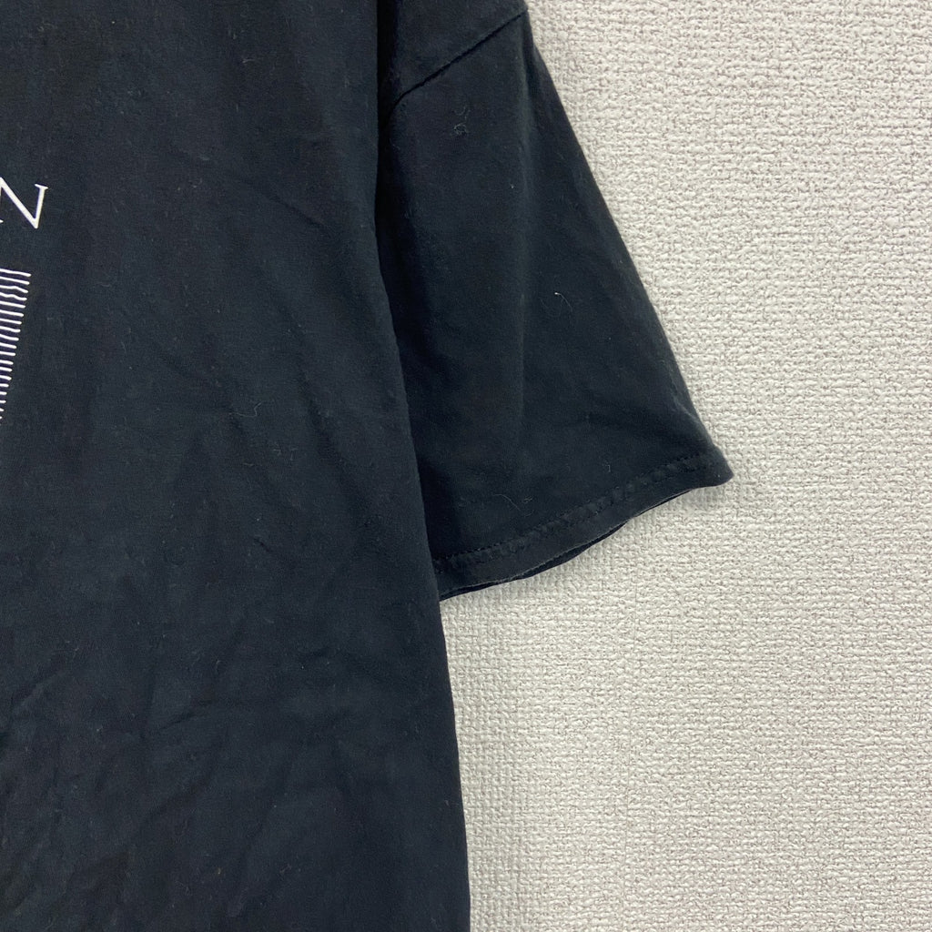 MEOW DIVISION　半袖プリントTシャツ　パロディT　JOY DIVISION　黒　ブラック　2XLサイズ　古着