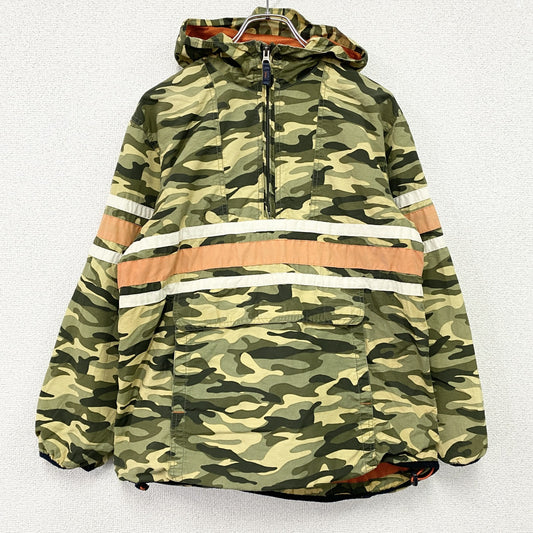 00s　OLD GAP　オールドギャップ　アノラックパーカー　迷彩柄　カモ柄　ヴィンテージ　XLサイズ