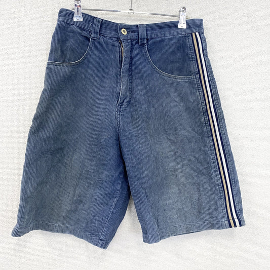 billabong　ビラボン　コーデュロイハーフパンツ/ショートパンツ　ジップフライ　青　ブルー　32サイズ