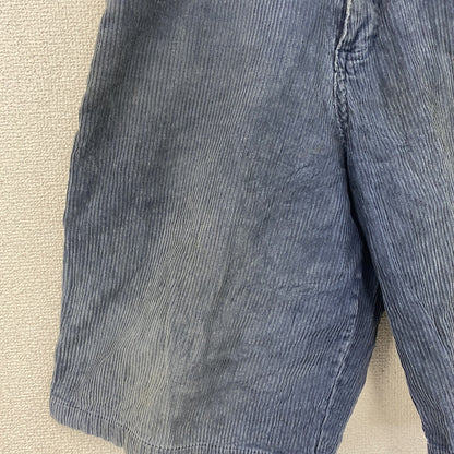 billabong　ビラボン　コーデュロイハーフパンツ/ショートパンツ　ジップフライ　青　ブルー　32サイズ