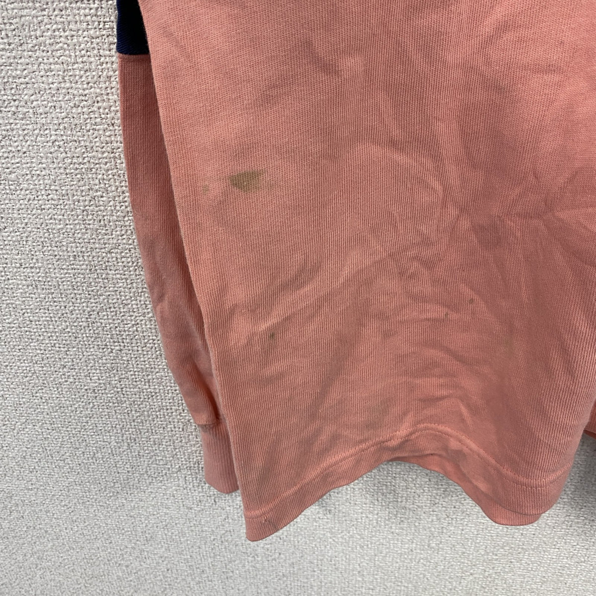 FRED PERRY　フレッドペリー　長袖ラガーシャツ　ピンク　40サイズ　古着