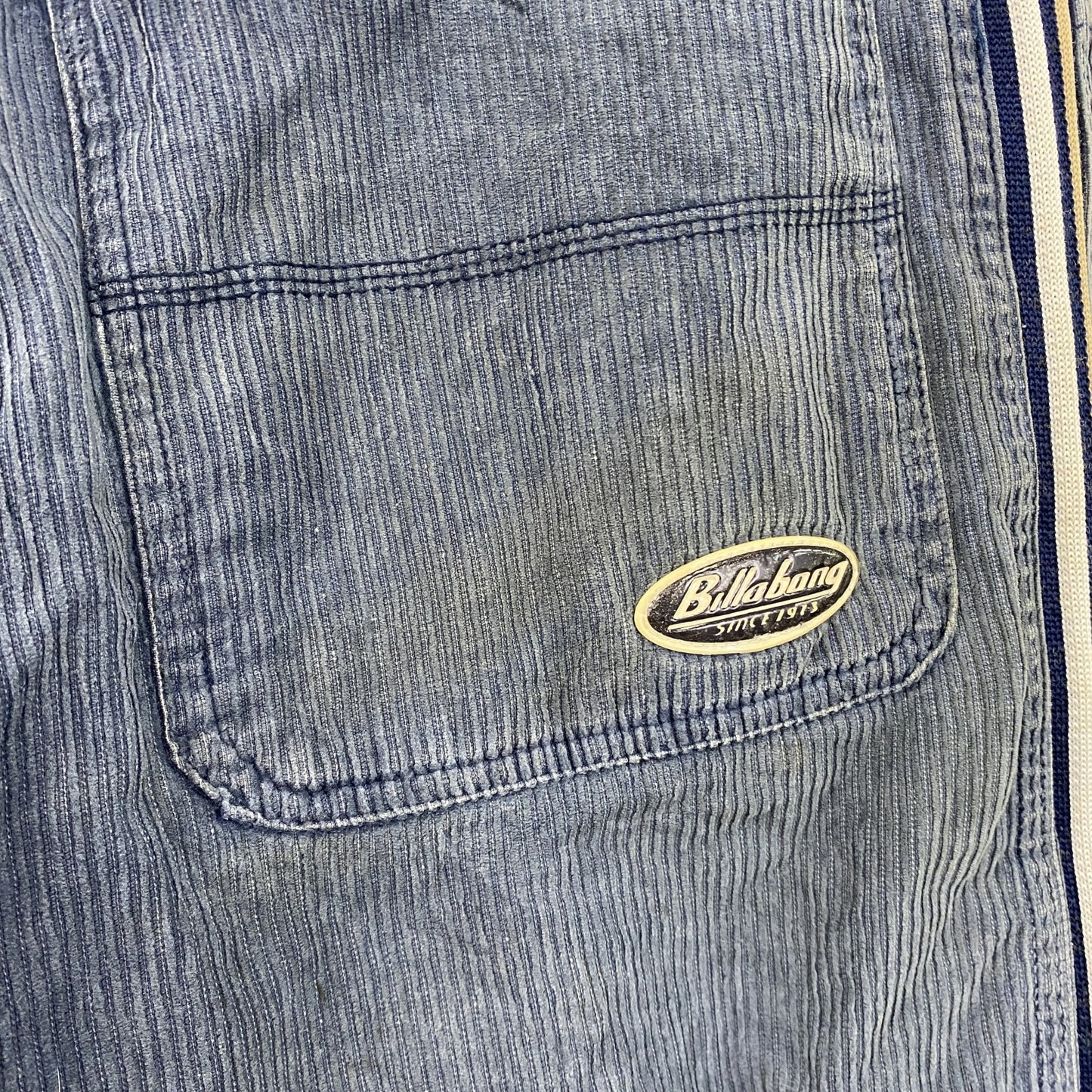 billabong　ビラボン　コーデュロイハーフパンツ/ショートパンツ　ジップフライ　青　ブルー　32サイズ