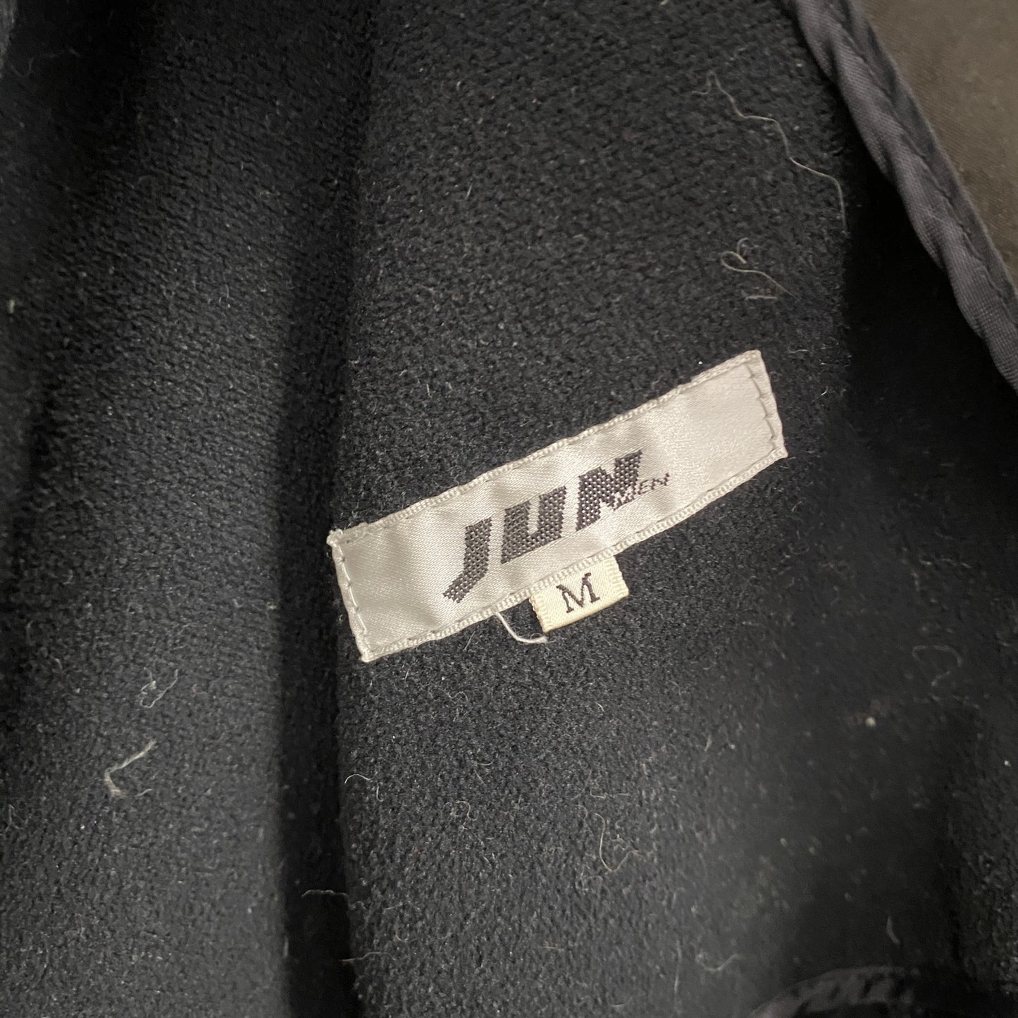 古着 used　JUN　モッズパーカー　モッズコート　フリースライナー　黒　ブラック　Mサイズ