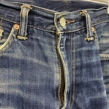 Levi’s　リーバイス　505　デニムパンツ/ジーンズ　ジップフライ　鬼ヒゲ　縦落ち　インディゴ　W31サイズ