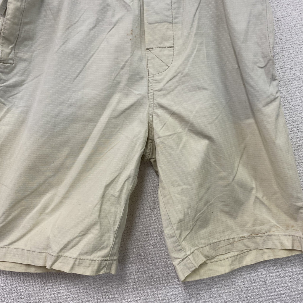 90s　OLD STUSSY　オールドステューシー　ハーフパンツ　ヴィンテージ　アイボリー　古着