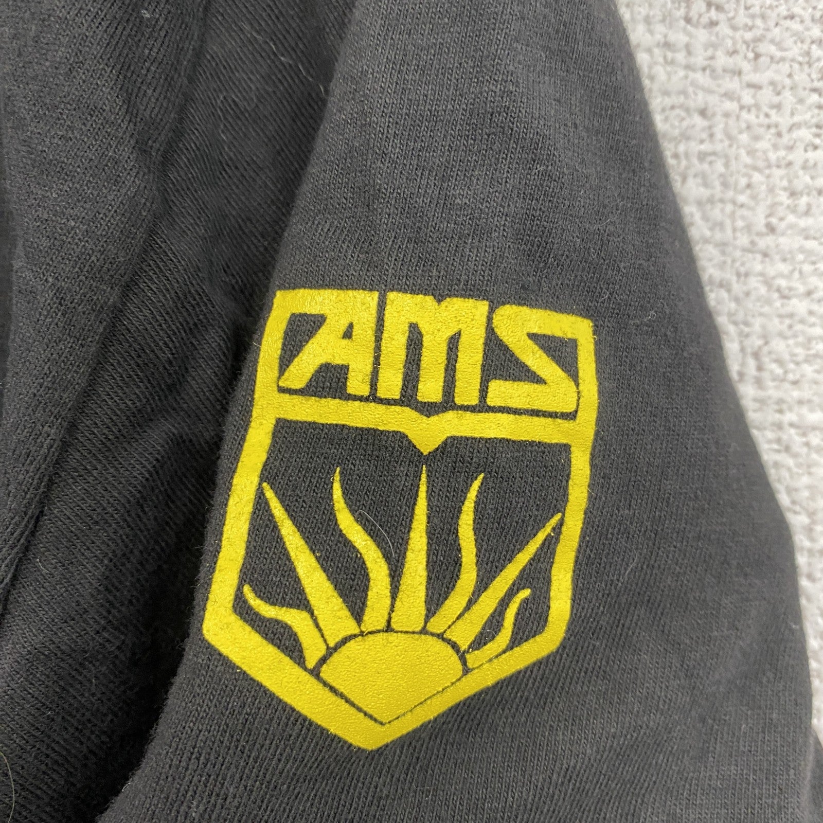 90s～　Hanes　ヘインズ　半袖プリントTシャツ　ヴィンテージ　シングルステッチ　黒　ブラック　Mサイズ　古着