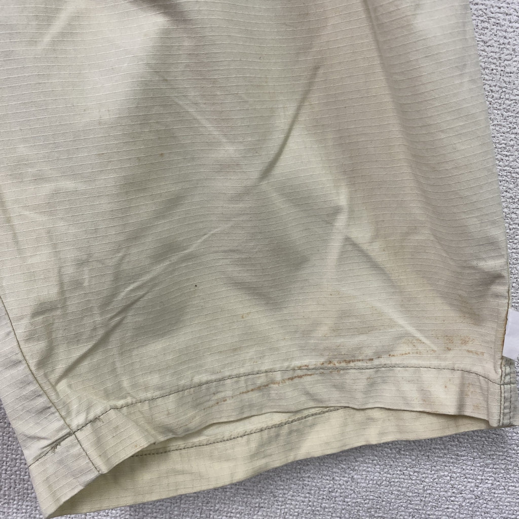 90s　OLD STUSSY　オールドステューシー　ハーフパンツ　ヴィンテージ　アイボリー　古着