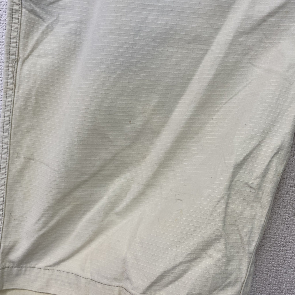 90s　OLD STUSSY　オールドステューシー　ハーフパンツ　ヴィンテージ　アイボリー　古着