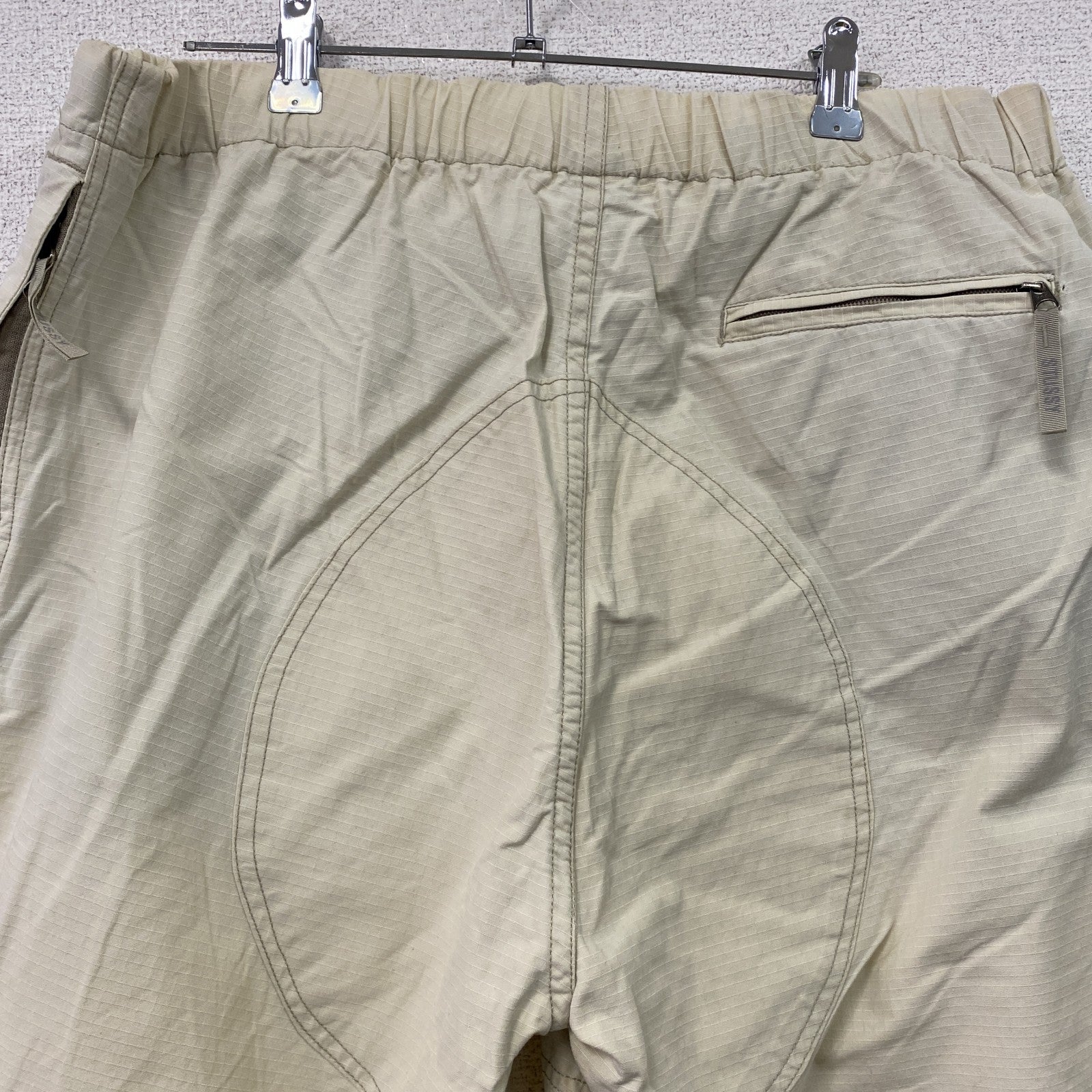 90s　OLD STUSSY　オールドステューシー　ハーフパンツ　ヴィンテージ　アイボリー　古着