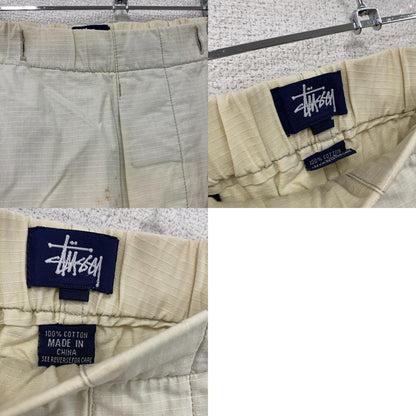 STUSSY　ステューシー　ハーフパンツ　アイボリー