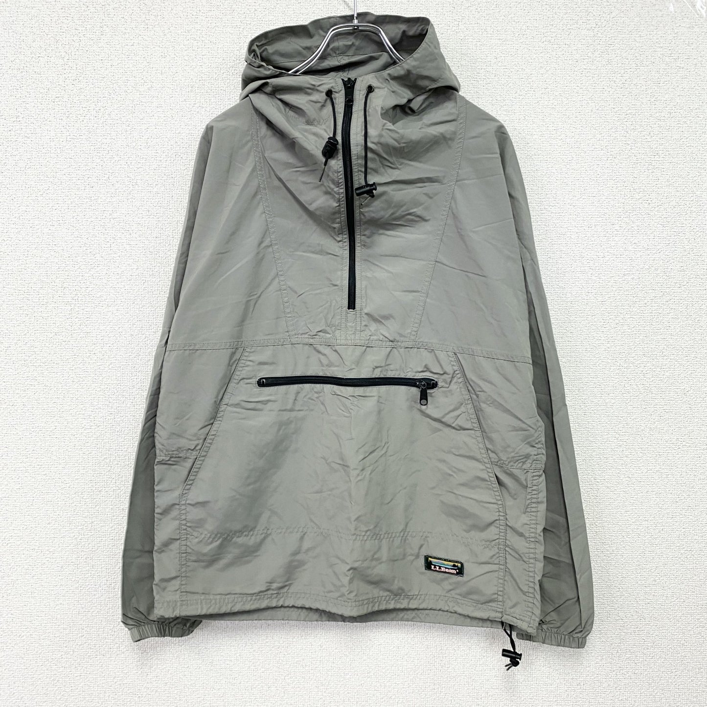 L.L.Bean　エルエルビーン　アノラックパーカー　灰色　グレー　Sサイズ