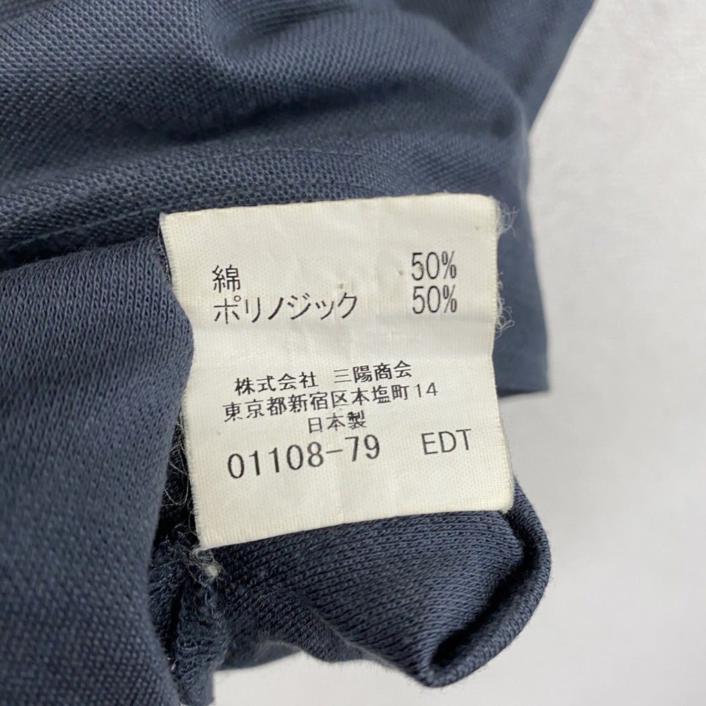BURBERRY GOLF　バーバリーゴルフ　半袖ポロシャツ　ノバチェック　紺　ネイビー　Mサイズ　古着