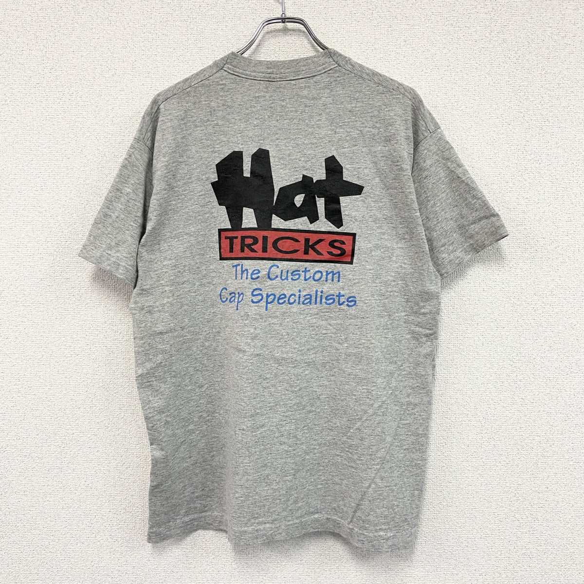 FRUIT OF THE LOOM　半袖プリントTシャツ　シングルステッチ　グレー　XLサイズ カットソー メンズ コットン 古着