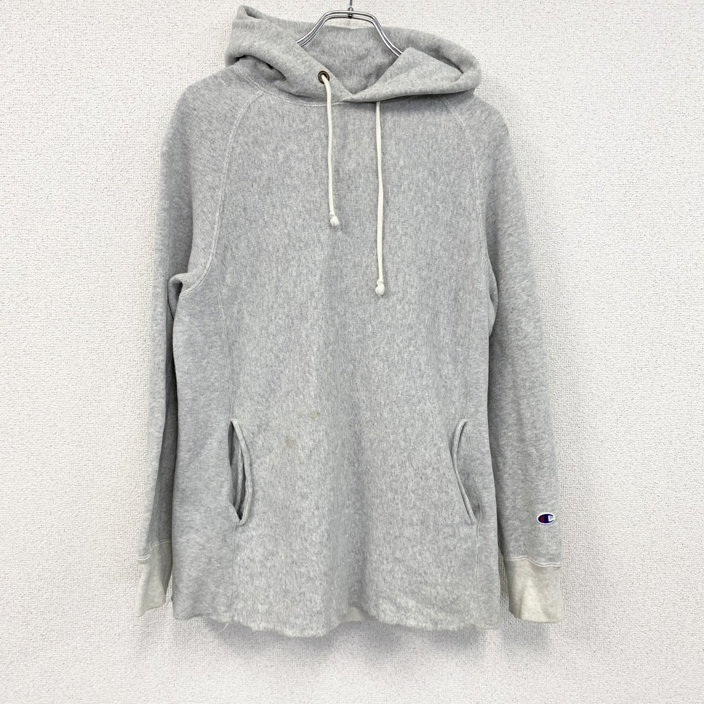 Champion　チャンピオン　リバースウィーブ　スウェットパーカー/フーディー　単色タグ　復刻　グレー　Lサイズ