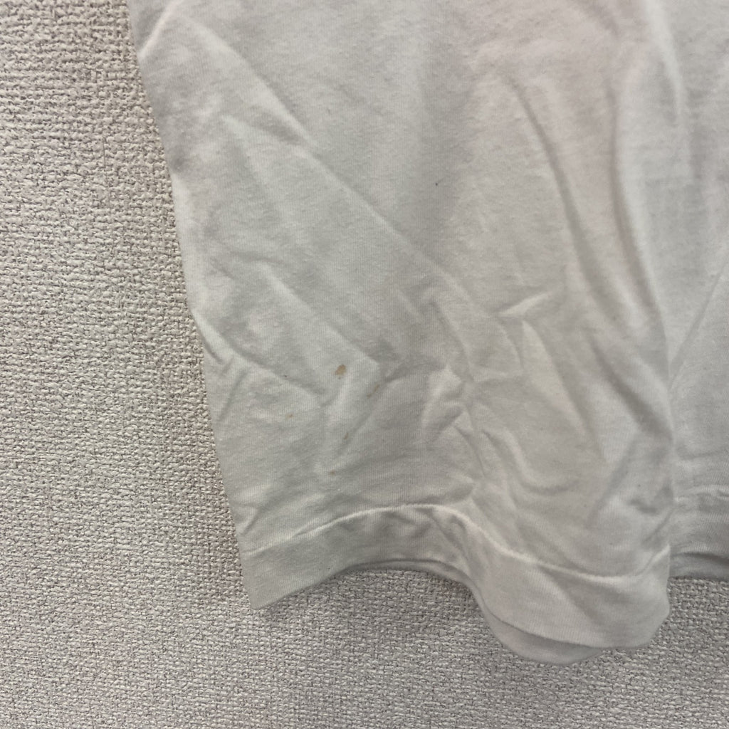 Imagen　半袖プリントTシャツ　シングルステッチ　白　ホワイト　XLサイズ カットソー メンズ コットン 古着