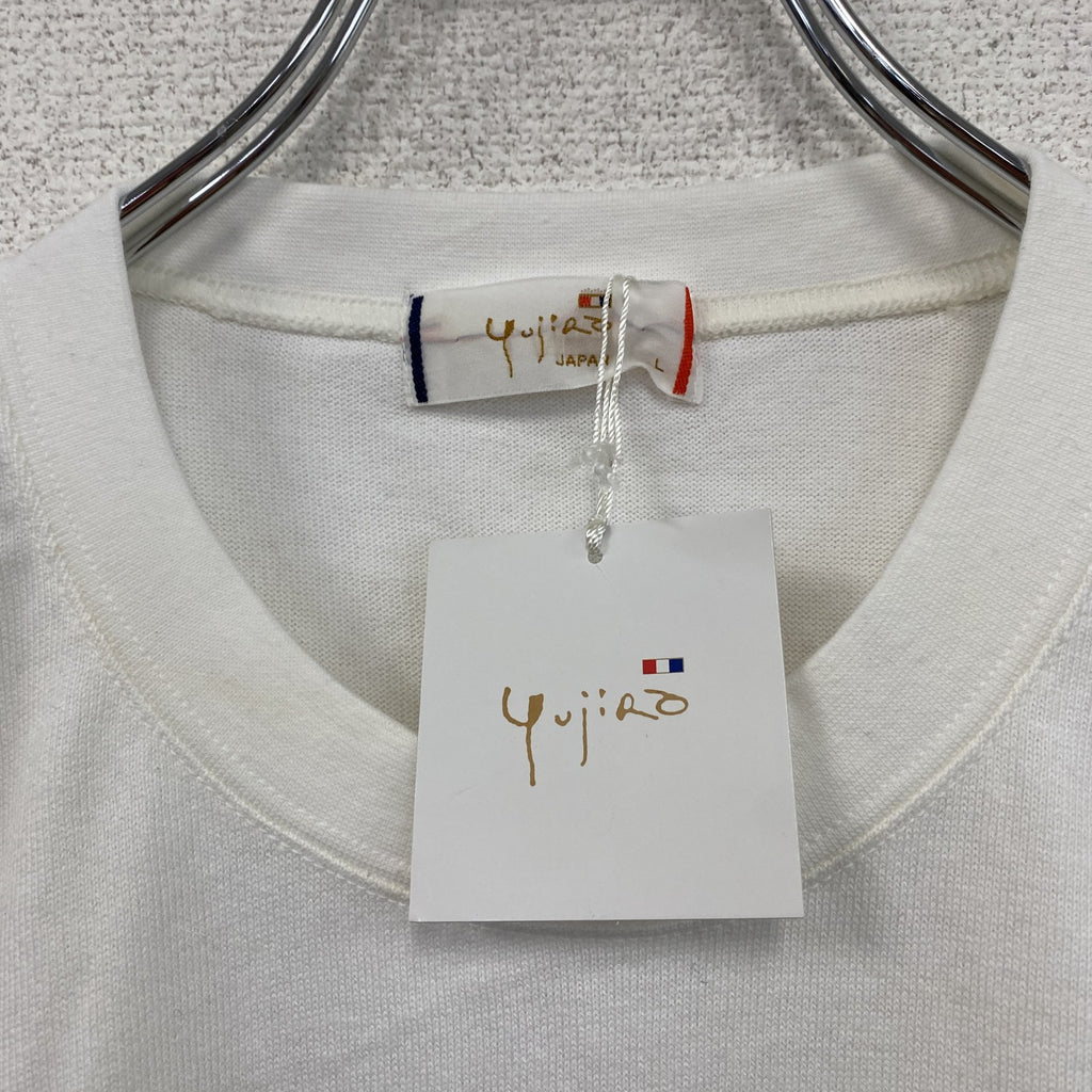 ～90s　石原裕次郎　半袖Tシャツ　ヴィンテージ　デッドストック　白　ホワイト　Lサイズ カットソー メンズ コットン 古着