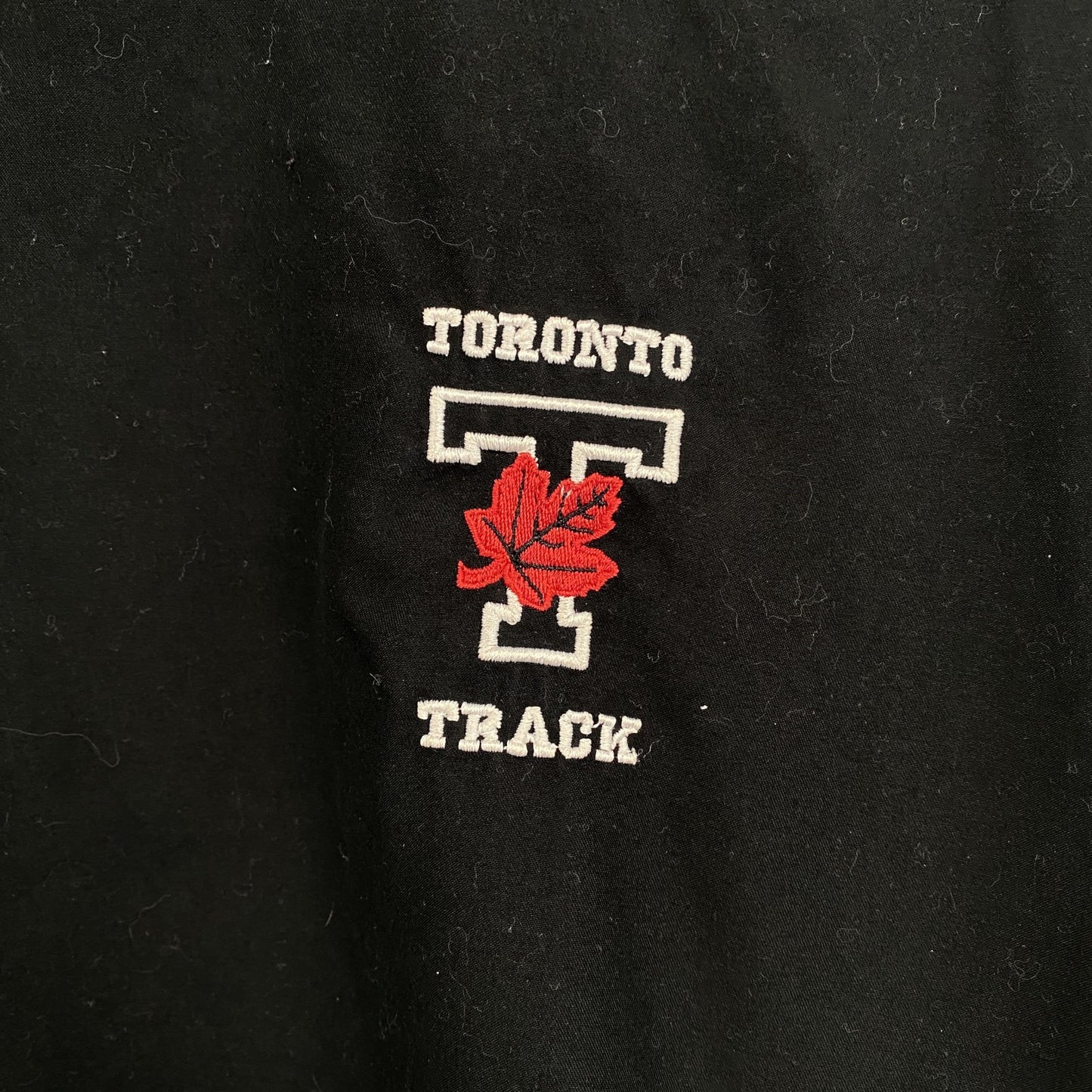 90s　NIKE GOLF　ナイキゴルフ　プルオーバーナイロンジャケット　ヴィンテージ　刺繡　黒　Mサイズ