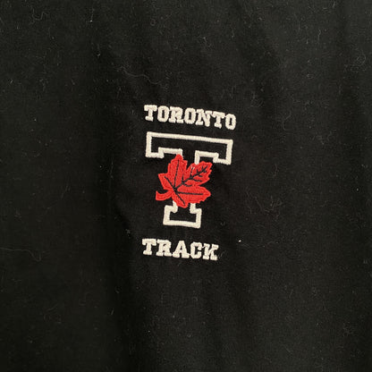 90s　NIKE GOLF　ナイキゴルフ　プルオーバーナイロンジャケット　ヴィンテージ　刺繡　黒　Mサイズ