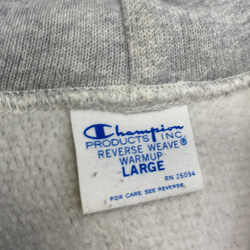 Champion　チャンピオン　リバースウィーブ　スウェットパーカー/フーディー　単色タグ　復刻　グレー　灰色　Lサイズ　古着
