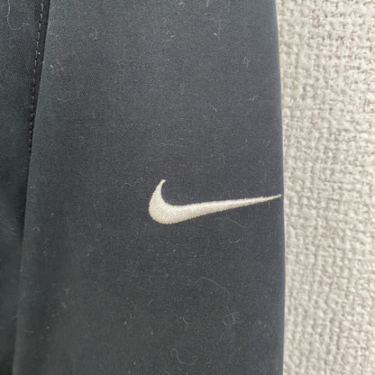 90s　NIKE GOLF　ナイキゴルフ　プルオーバーナイロンジャケット　ヴィンテージ　刺繡　黒　Mサイズ