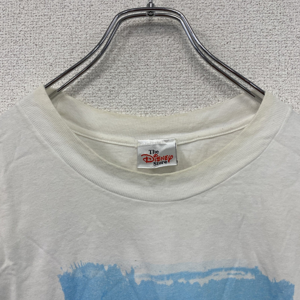～00s　Disney　ディズニー　ミッキーマウス　半袖プリントキャラクターTシャツ　ヴィンテージ　白　ホワイト　古着