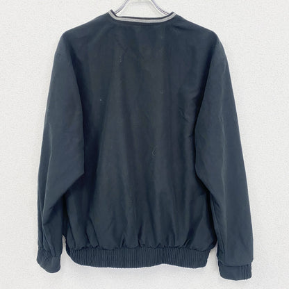 90s　NIKE GOLF　ナイキゴルフ　プルオーバーナイロンジャケット　ヴィンテージ　刺繡　黒　Mサイズ