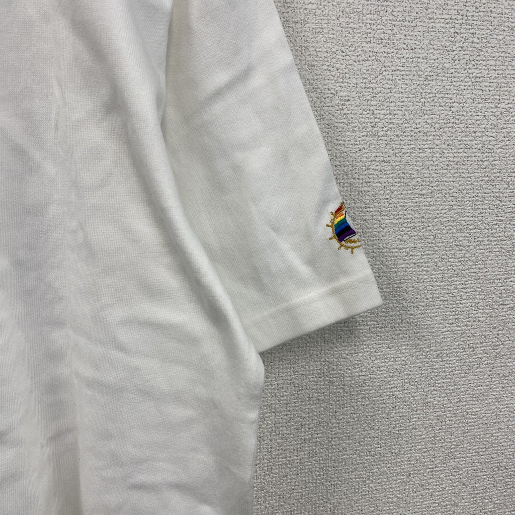～90s　石原裕次郎　半袖Tシャツ　ヴィンテージ　デッドストック　白　ホワイト　Lサイズ カットソー メンズ コットン 古着