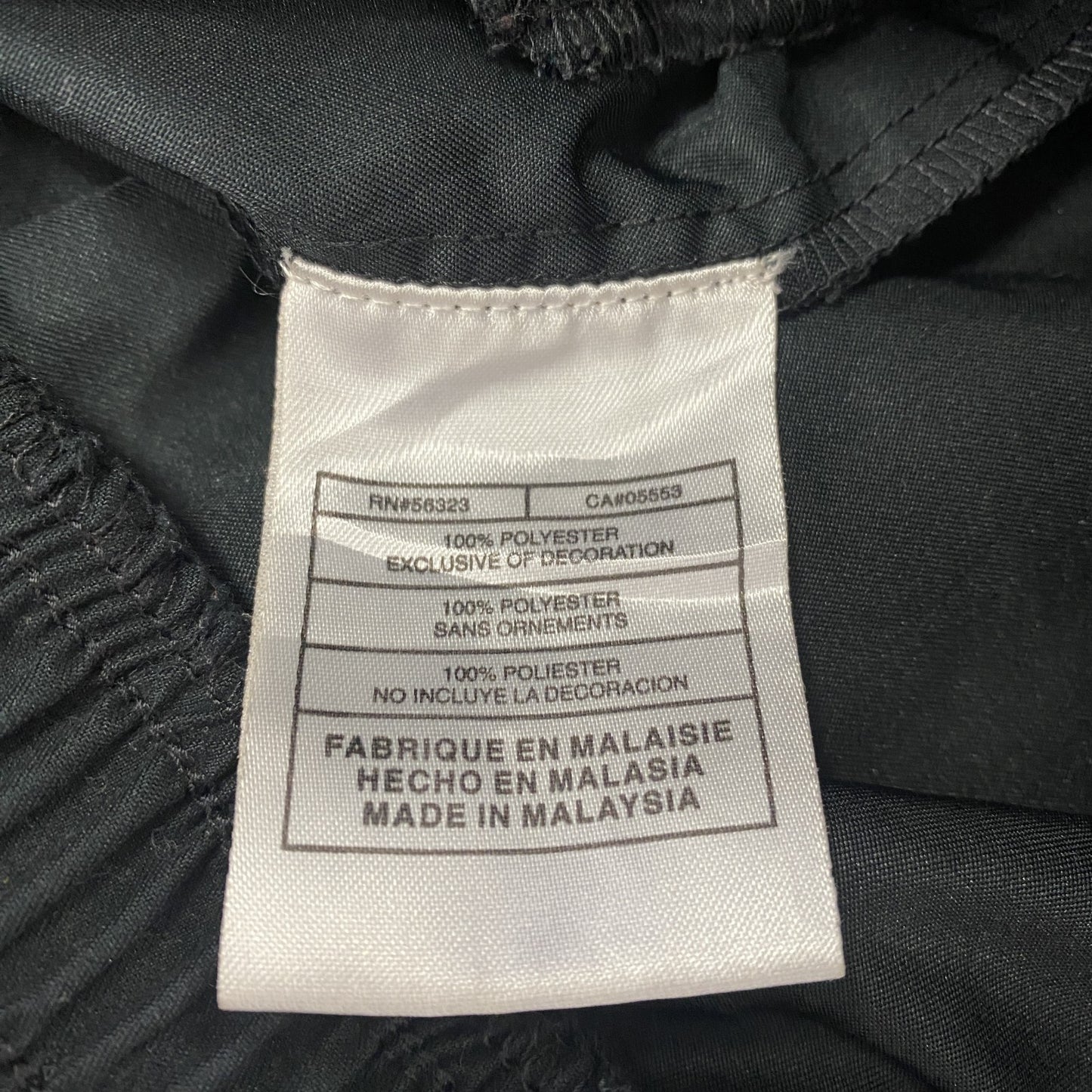 90s　NIKE GOLF　ナイキゴルフ　プルオーバーナイロンジャケット　ヴィンテージ　刺繡　黒　Mサイズ