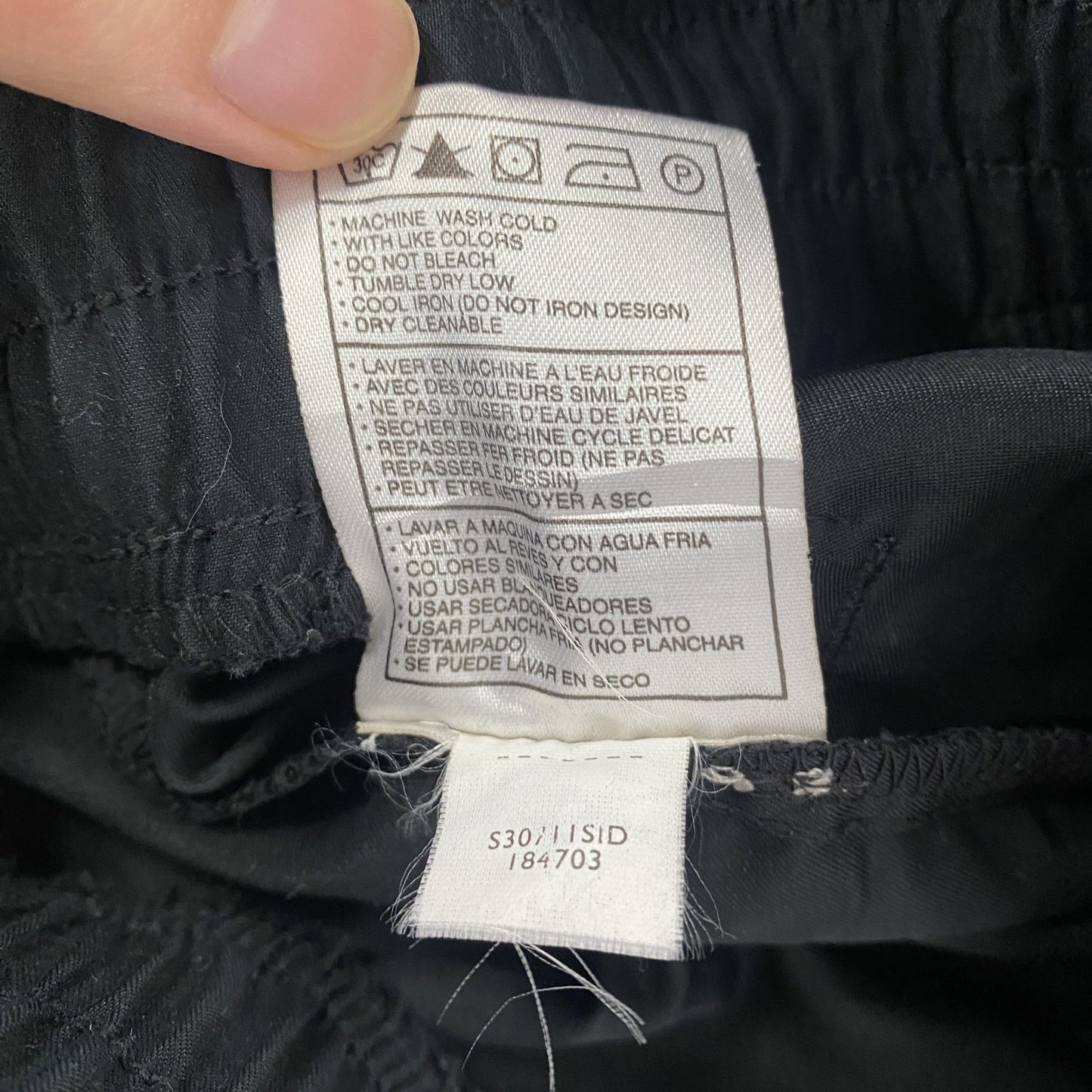 90s　NIKE GOLF　ナイキゴルフ　プルオーバーナイロンジャケット　ヴィンテージ　刺繡　黒　Mサイズ