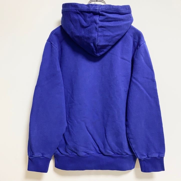 LEVIS　リーバイス　長袖フロントプリントパーカー　スウェットプルオーバー　青　ブルー　秋冬服　Sサイズ　古着