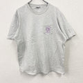 T-BAR×COTTON ON　半袖プリントTシャツ　魚　灰色　霜降りグレー　XXLサイズ　古着