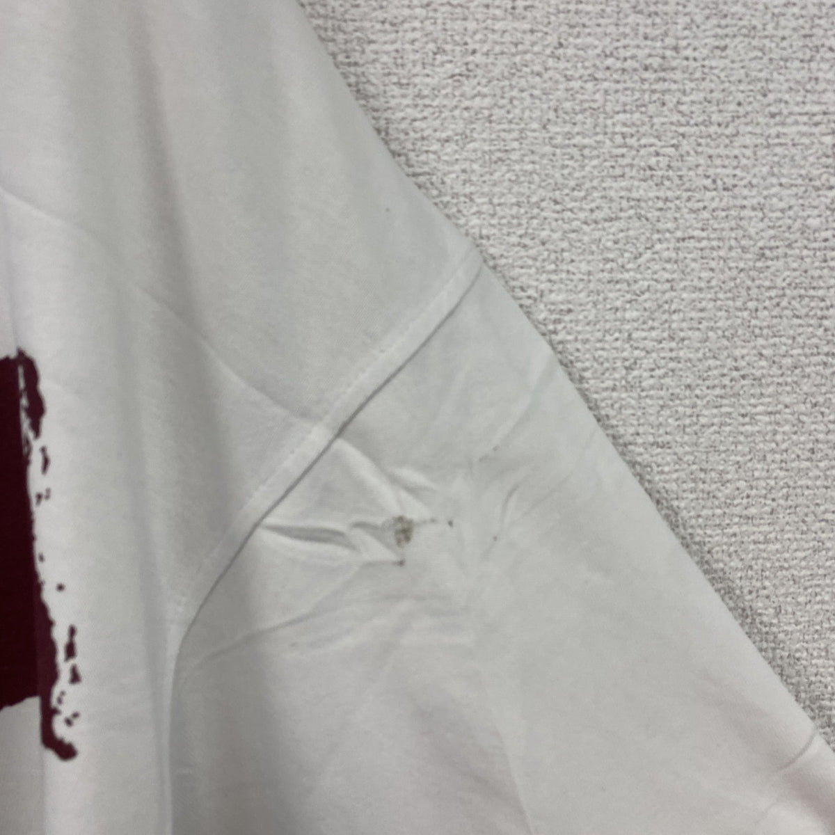 MARITHE FRANCOIS GIBBAUD　マリテフランソワジルボー　半袖プリントTシャツ　白　ホワイト　XLサイズ　古着