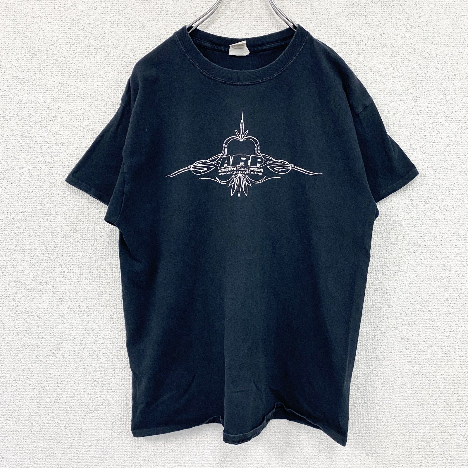 GILDAN　ギルダン　半袖Tシャツ 　企業T　ARP　 MOPAC AUTO SUPPLY　黒　ブラック　Lサイズ　古着