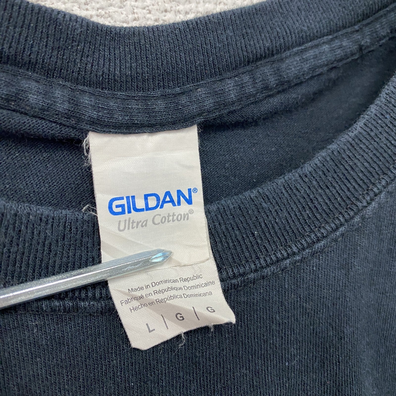 GILDAN　ギルダン　半袖Tシャツ 　企業T　ARP　 MOPAC AUTO SUPPLY　黒　ブラック　Lサイズ　古着