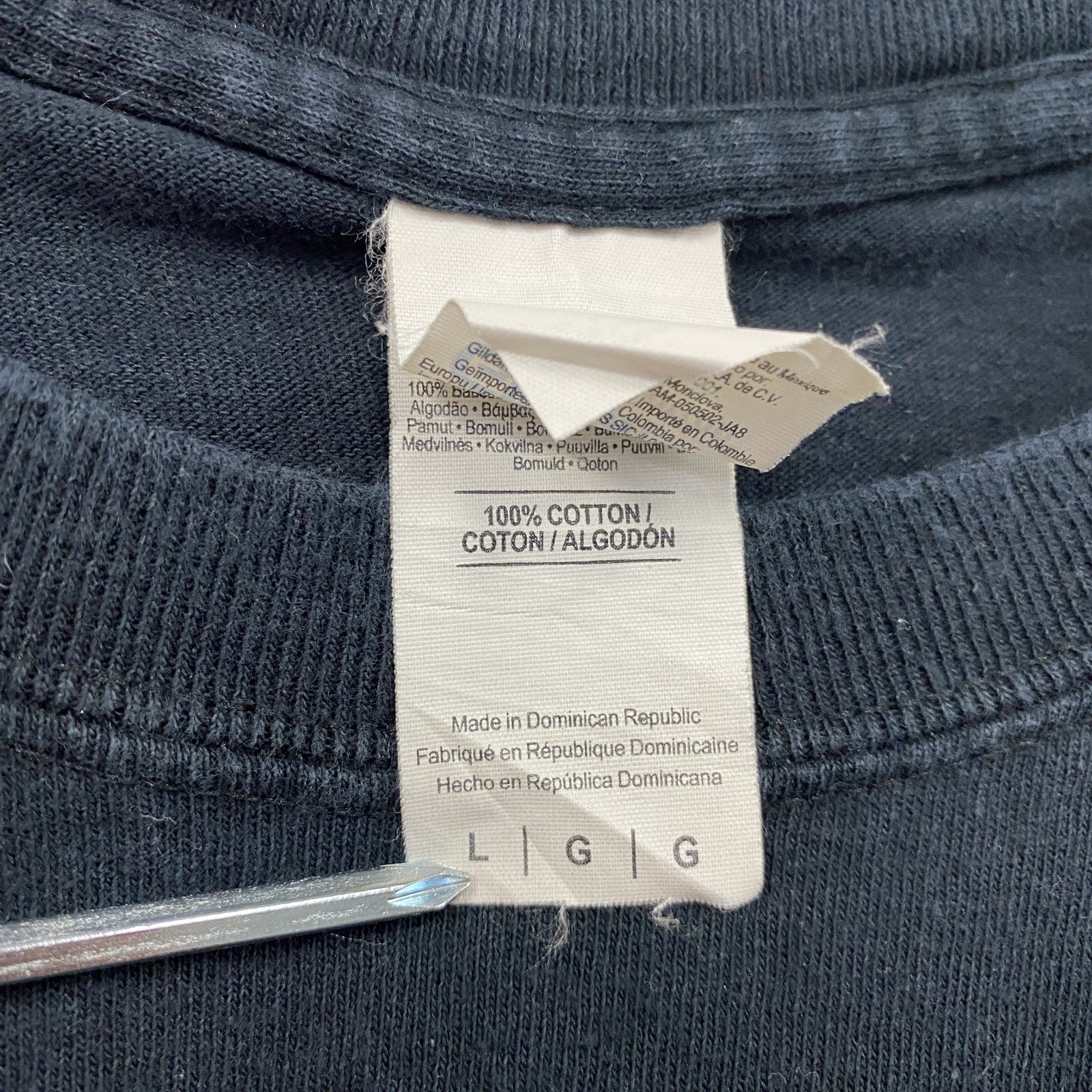 GILDAN　ギルダン　半袖Tシャツ 　企業T　ARP　 MOPAC AUTO SUPPLY　黒　ブラック　Lサイズ　古着