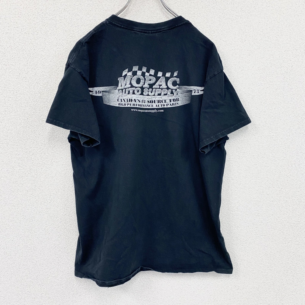 GILDAN　ギルダン　半袖Tシャツ 　企業T　ARP　 MOPAC AUTO SUPPLY　黒　ブラック　Lサイズ　古着