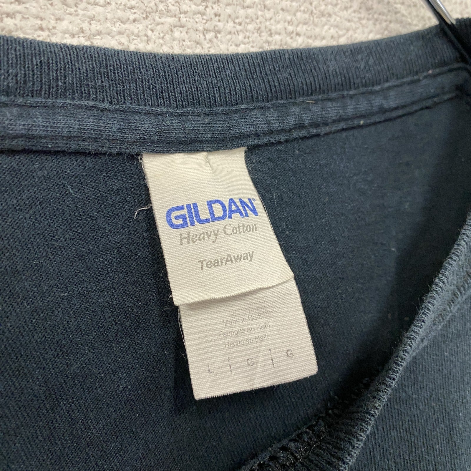 GILDAN　ギルダン　半袖プリントTシャツ　Comcast　Xfinity Mobile　黒　ブラック　Lサイズ　古着