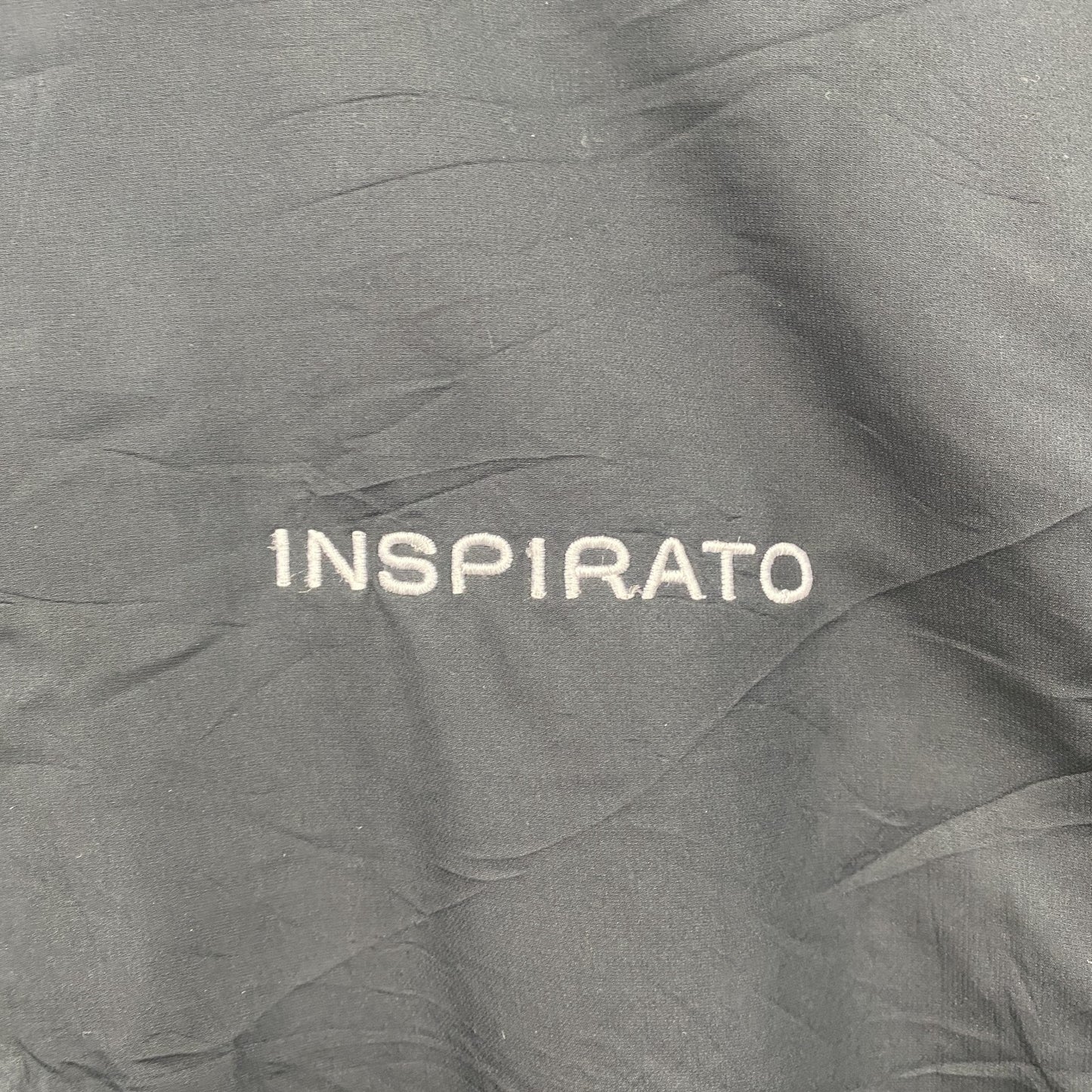 古着 used　NIKE GOLF　ナイキゴルフ　ハーフジップナイロン刺繍ジャケット　黒　ブラック　Lサイズ