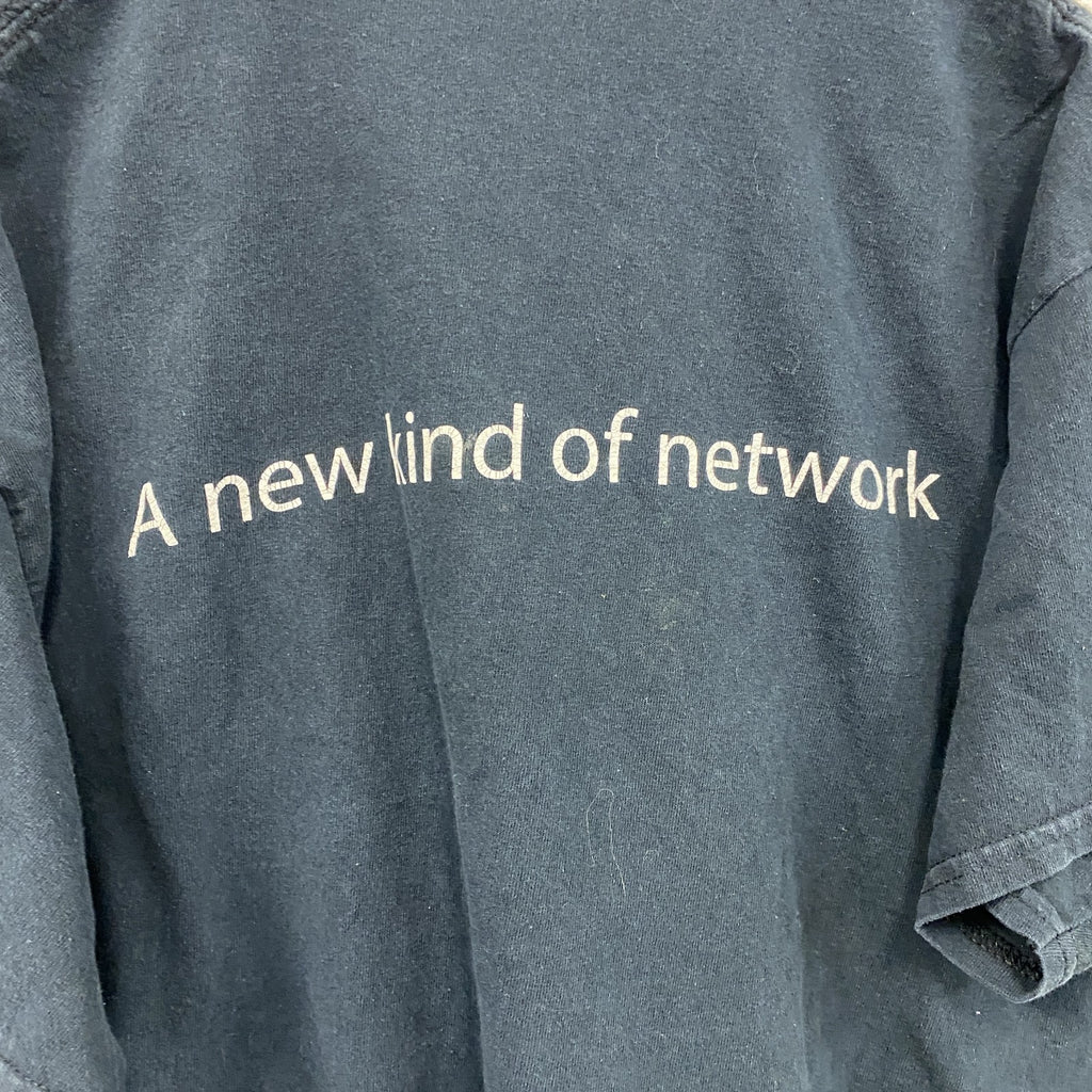 GILDAN　ギルダン　半袖プリントTシャツ　Comcast　Xfinity Mobile　黒　ブラック　Lサイズ　古着