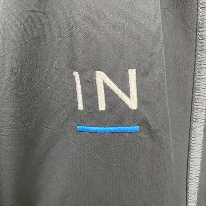 古着 used　NIKE GOLF　ナイキゴルフ　ハーフジップナイロン刺繍ジャケット　黒　ブラック　Lサイズ